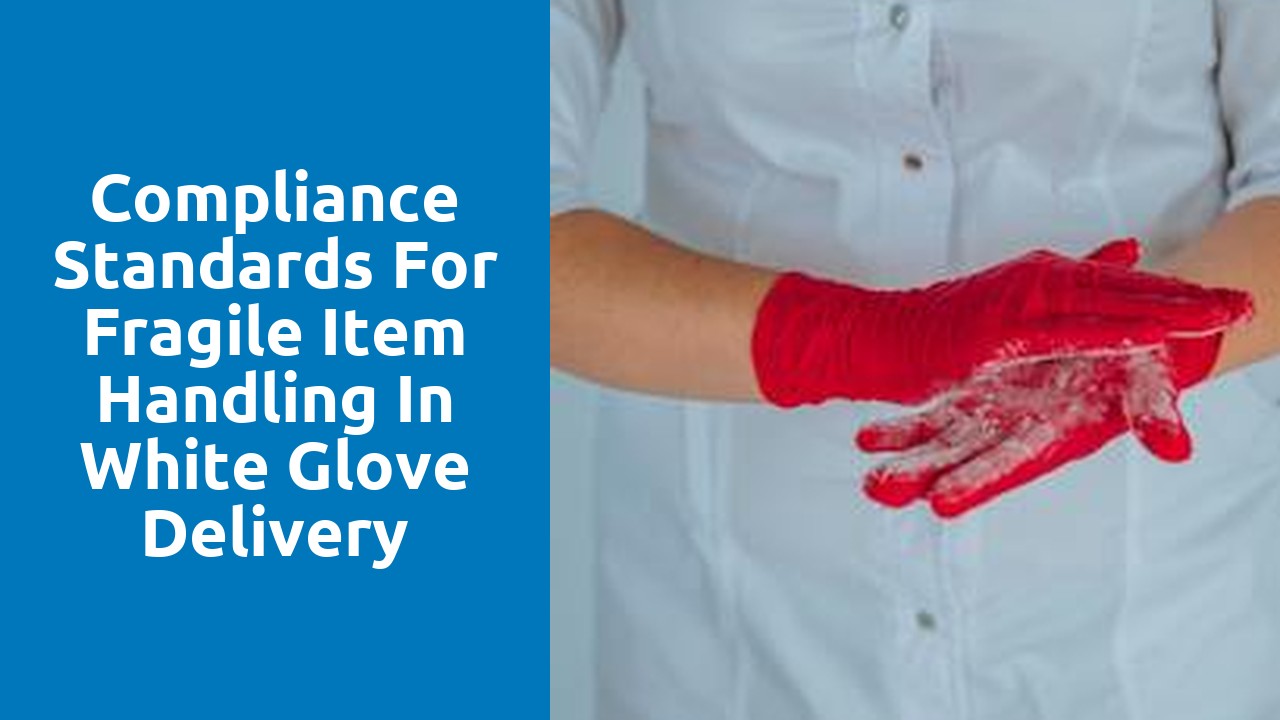 Compliance Standards for Fragile Item Handling in White Glove Delivery