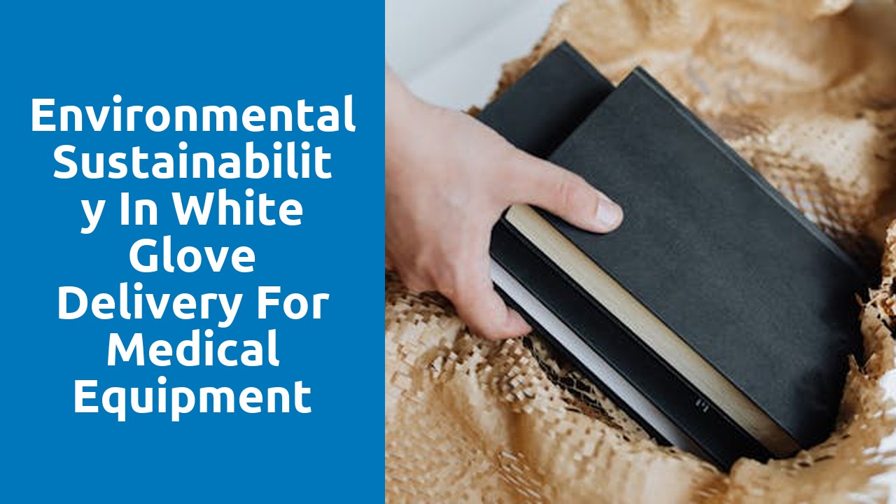 Environmental Sustainability in White Glove Delivery for Medical Equipment