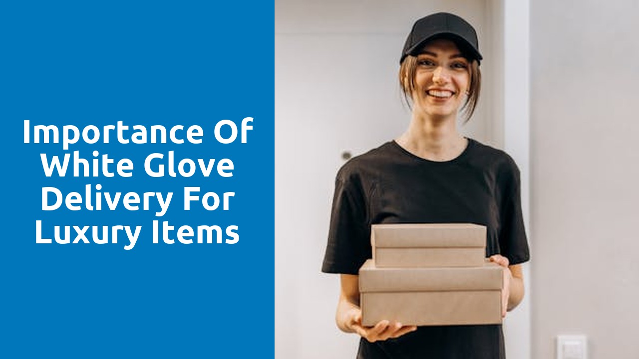 Importance of White Glove Delivery for Luxury Items
