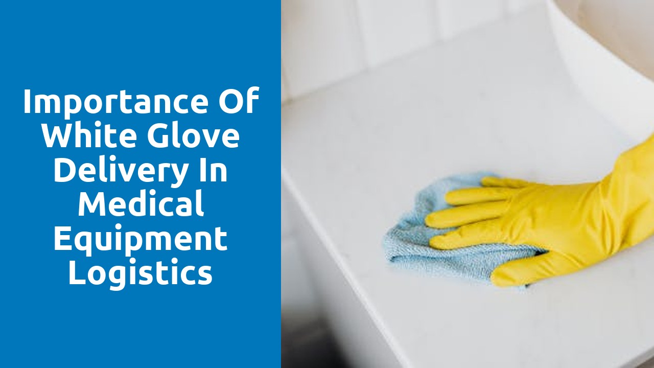 Importance of White Glove Delivery in Medical Equipment Logistics