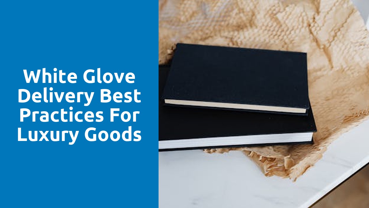 White Glove Delivery Best Practices for Luxury Goods