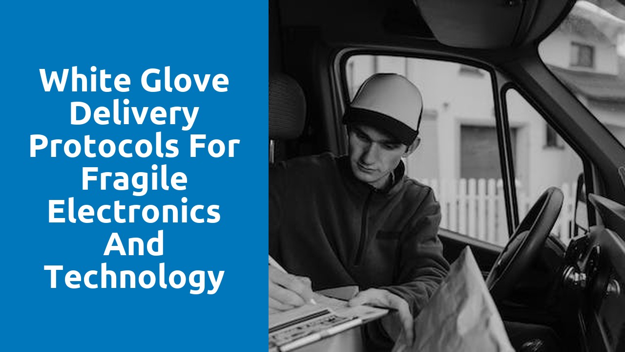 White Glove Delivery Protocols for Fragile Electronics and Technology